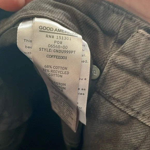 Good American brown jeans new with tags waist size 24 - Picture 5 of 7